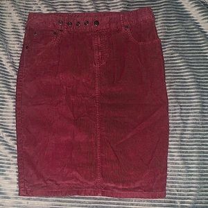 Corduroy pencil skirt from Victoria’s Secret